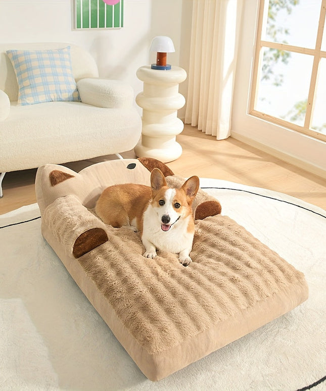 Soft Indoor Pet Couch for Dogs and Cats-2
