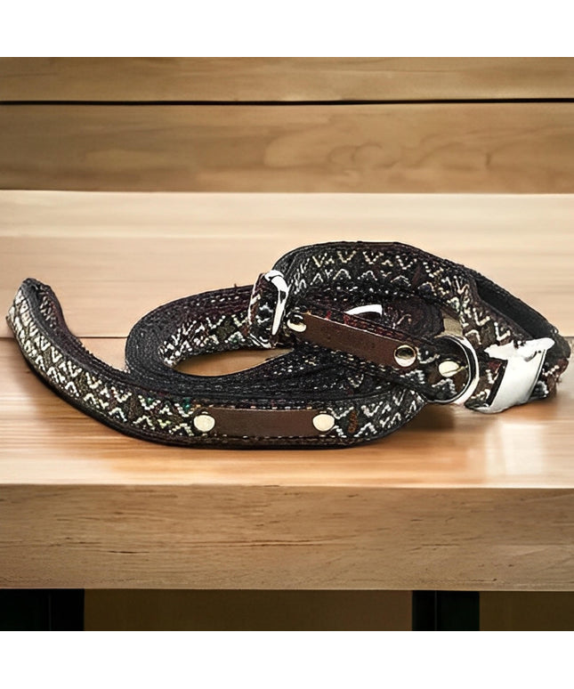 Finnigan's Deluxe Dog Collar & Personalised Tag Set-0