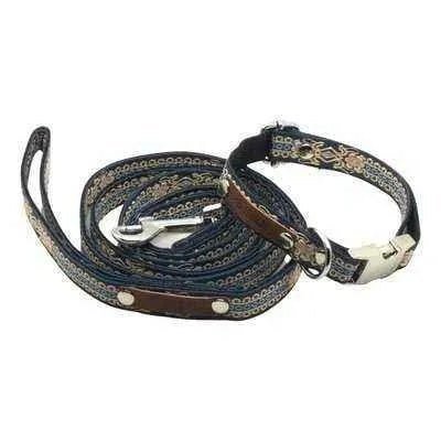 Finnigan's Luxury Pup walking Lead with  Metal Buckle-3