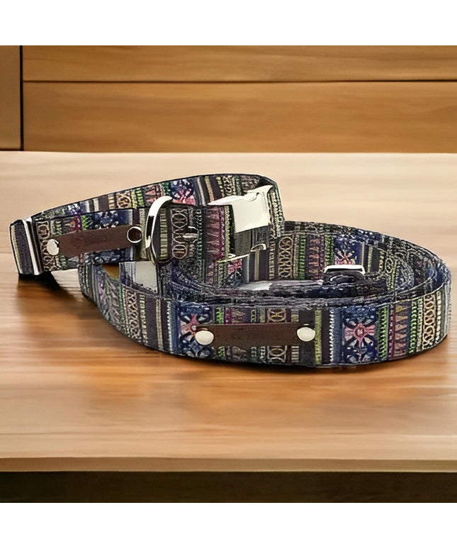 Finnigan's Majestic Pooch Parade Set: Handmade Chic Collar Collection-0