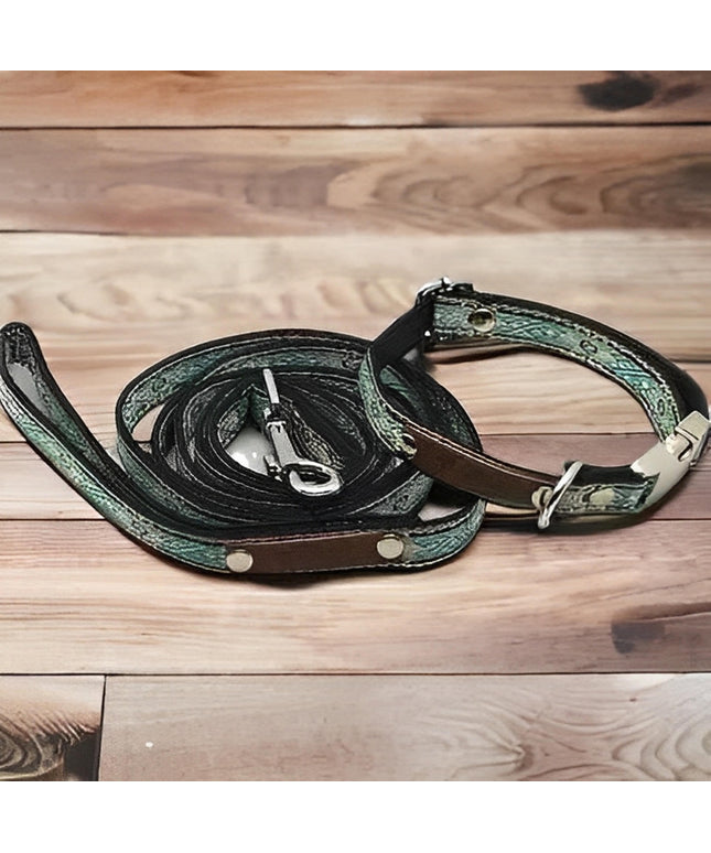 Finnigan's Pampered Pup Collar Set with Custom Engraving-0