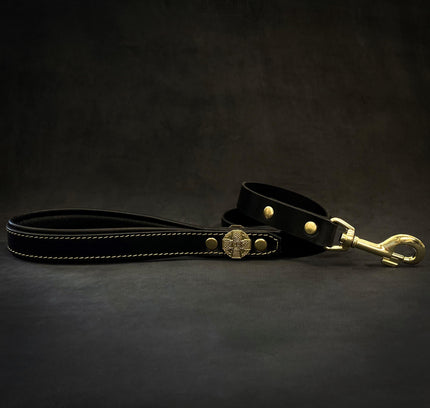 Maximus Gold Leash 1 inch wide-2