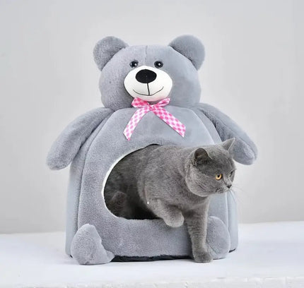 Warm Portable Pet Bed for Cats and Dogs-1