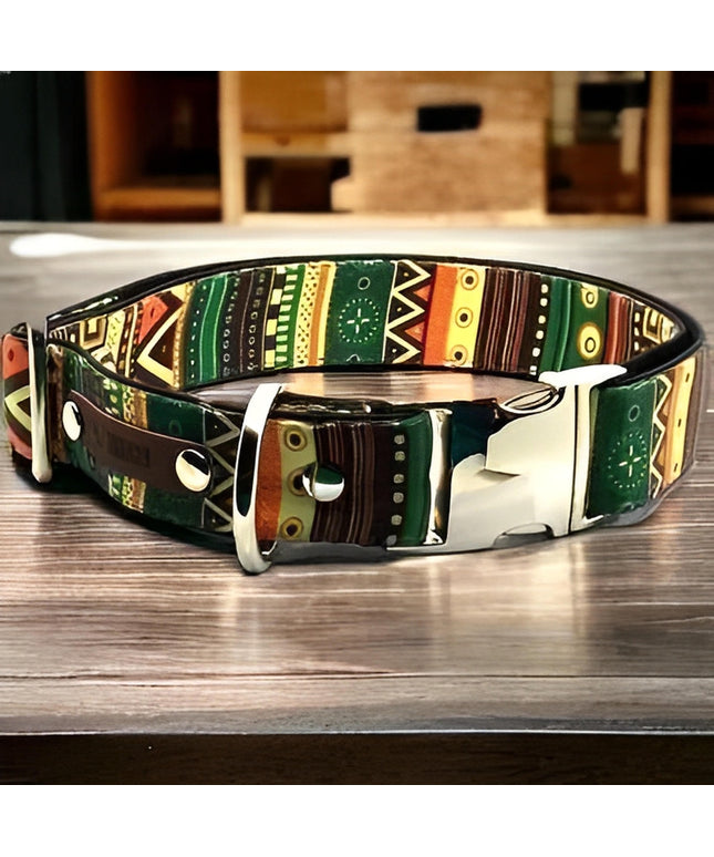 Majestic Cotton Couture Dog Collar for Large Breeds-0