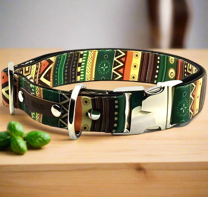 Majestic Cotton Couture Dog Collar for Large Breeds-3