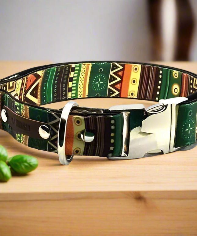 Majestic Cotton Couture Dog Collar for Large Breeds-3