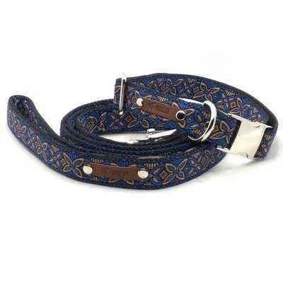 Majestic Cotton Dog Collar with Custom Engraving-3