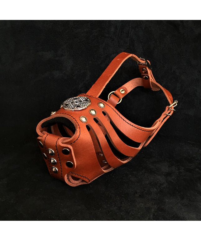 'Maximus'' Silver Basket Muzzle-0