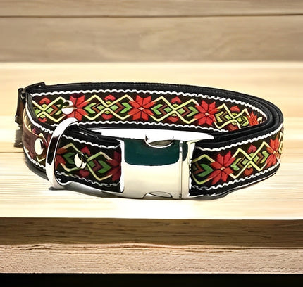 Personalised Couture Canine Velveteen Dog Collar-0