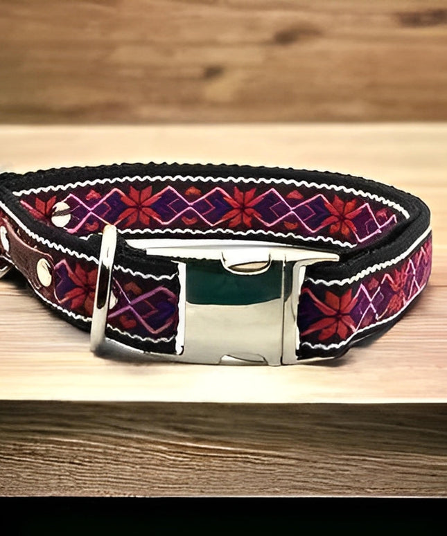 Personalised Large Breed Cotton Dog Collar-0