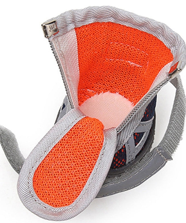 4pcs Waterproof Winter Pet Dog Shoes Anti-slip Rain Snow Boots Footwear Thick Warm For Small Cats Dogs Puppy Dog Socks Booties-1