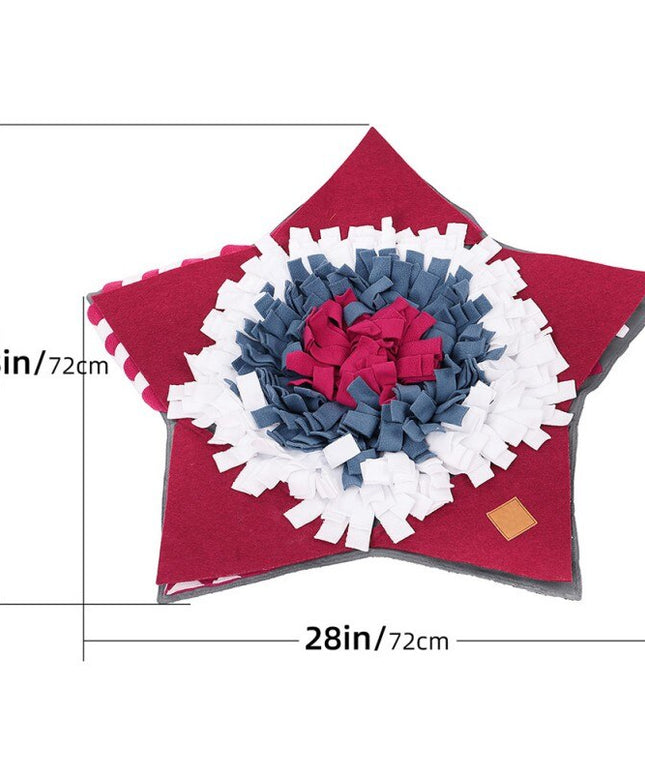 Pet Dog Sniffing Mat Pets Funny Play Toys Find Food Training Blanket Dogs Feeding Pad Nosework Puzzle For Relieve Stress-4