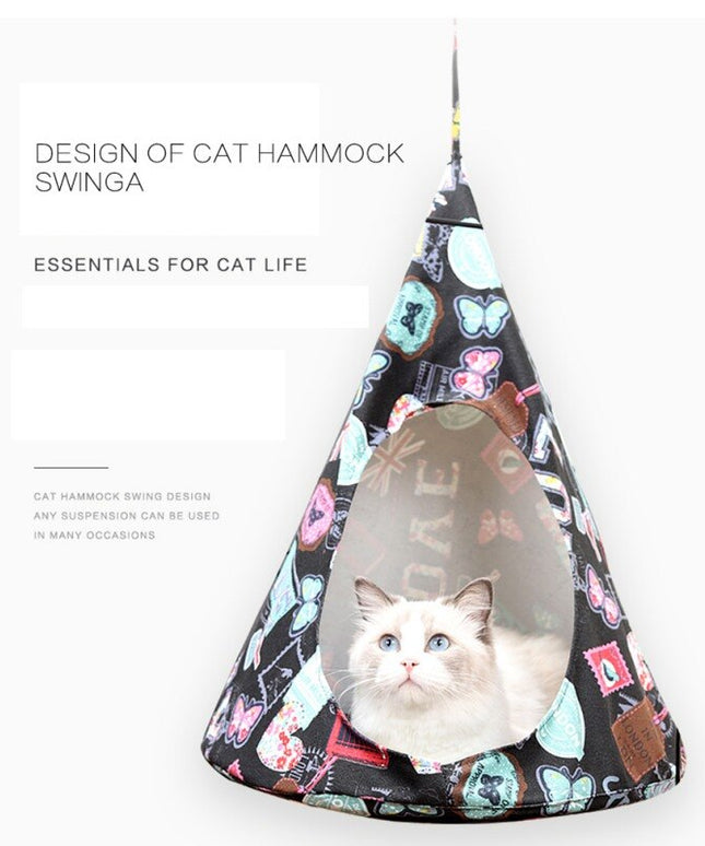 Hammock for Hamster Rat Bag Sable Guinea Pig Super Soft Hanging Cage Plush Nest Small Pet Warm 44x56cm-4