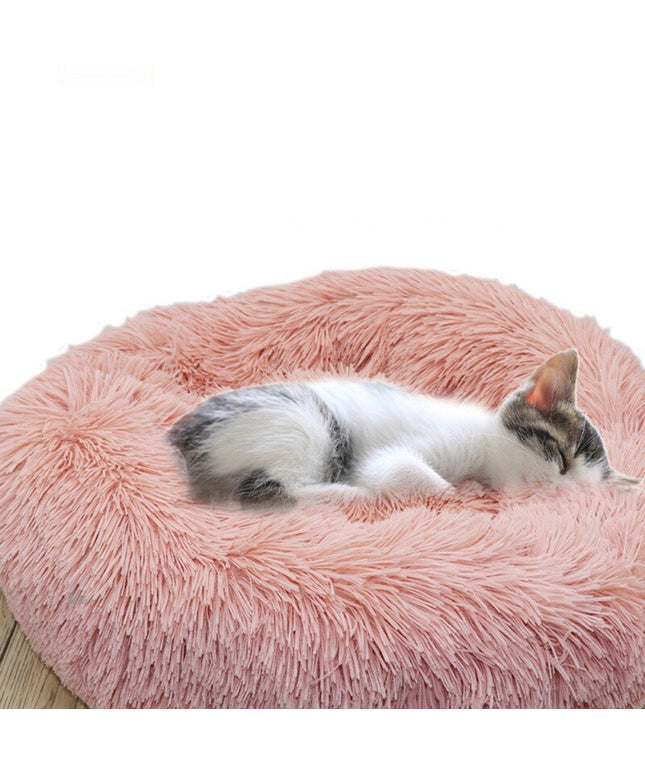 Super Soft Dog Bed Plush Cat Mat Dog Beds For Large Dogs Bed Labradors House Round Cushion Pet Product Accessories-0