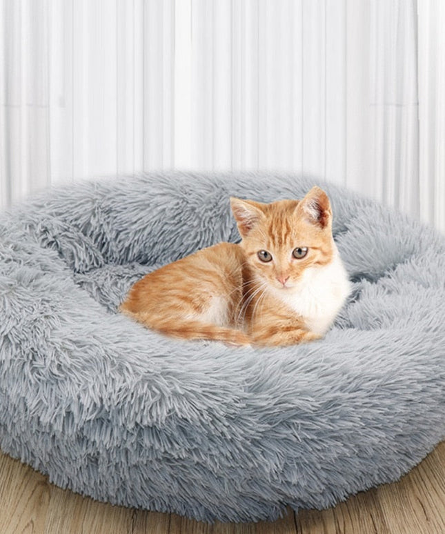 Super Soft Dog Bed Plush Cat Mat Dog Beds For Large Dogs Bed Labradors House Round Cushion Pet Product Accessories-1