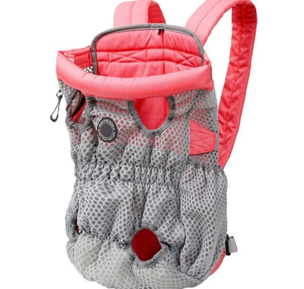Pet Dog Carrier Backpack Breathable Outdoor Travel Products Bags For Small Medium Dog Cat Chihuahua Pets Mesh Shoulder-5