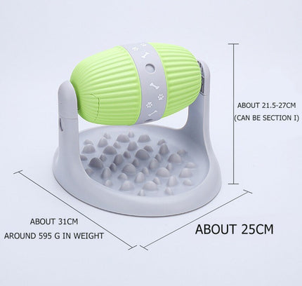 Interactive Tumbler Cat Toys Funny Pet Cylindrical Roller Leakage Food Container Cat Slow Leaking Food Puppy IQ Training Toys-2