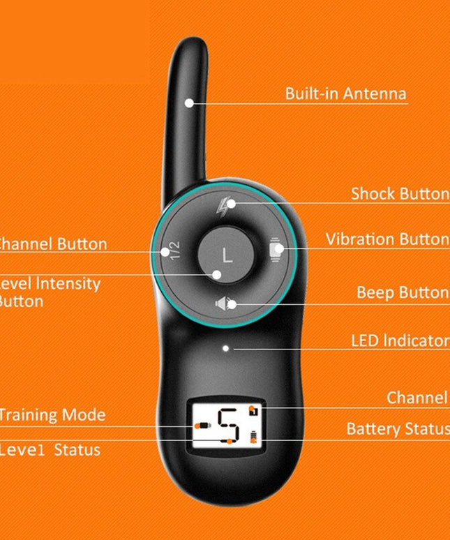 Pet Waterproof Training Collars Stop Barking Dog Rechargeable Ultrasonic Collars Pet Dog Anti Bark Collar Control Train-4