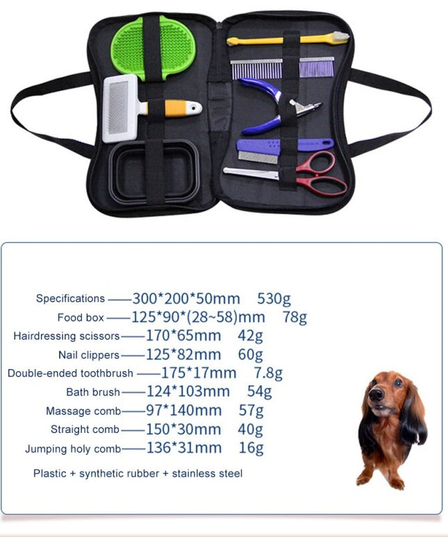 Pet Stainless Steel Hair Scissors Hairdressing Cutting Supplies Shears Dog Comb Haircut Machine Cat Dog Grooming Tool-2