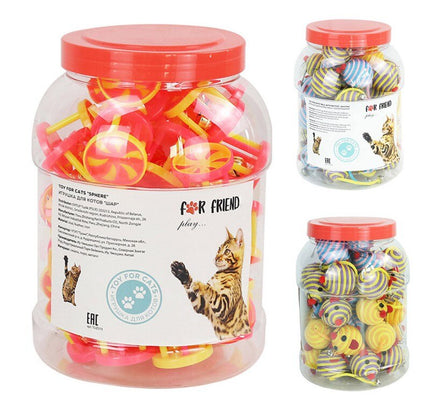 40pcs/pack Colorful Feather Cat Toys False Mouse Kitten Cat Toy Mixed Collection-0