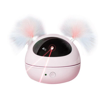 Electric Interactive Cat Toy Ball Feather Infrared Light Tease Tease Cat Stick Toys-1