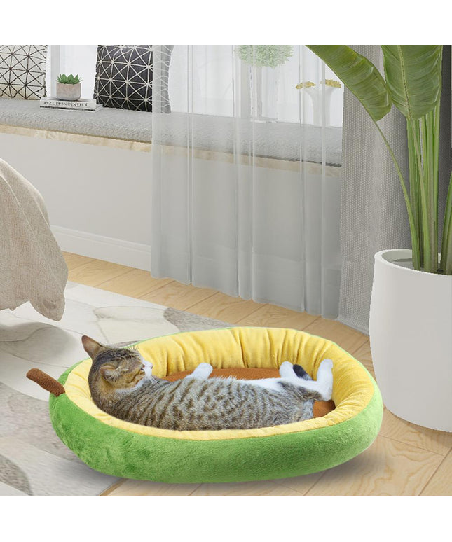 Pet Cat House for Dog Mat Warm Bed Small cats Beds Nest for Dogs Avocado Shape Sleeping Bags Comfortable Kennel Sofa-0