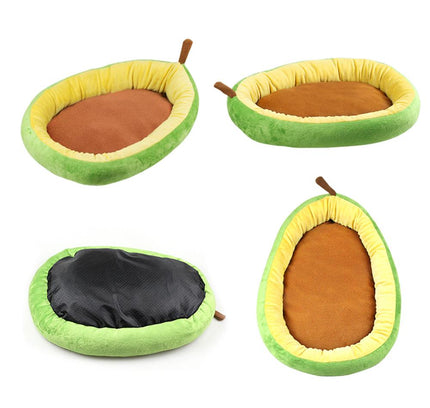 Pet Cat House for Dog Mat Warm Bed Small cats Beds Nest for Dogs Avocado Shape Sleeping Bags Comfortable Kennel Sofa-1