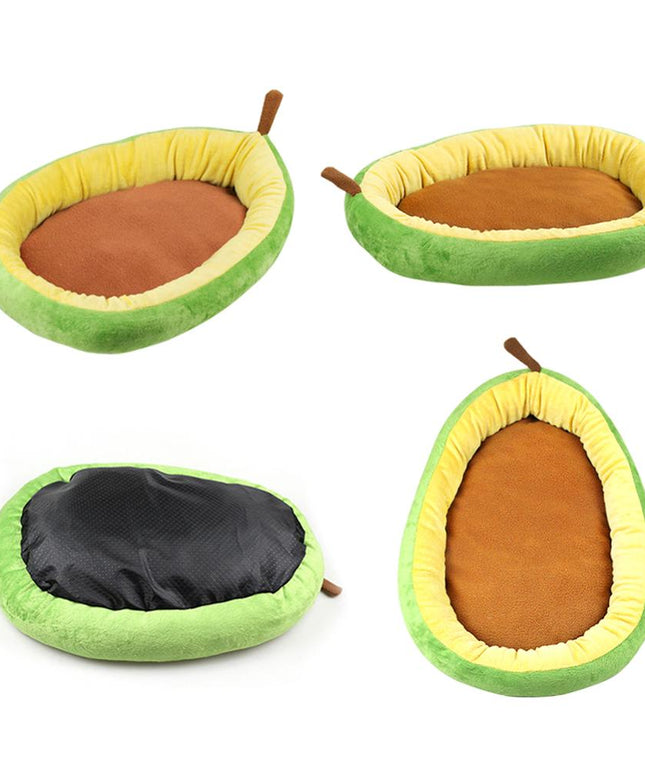 Pet Cat House for Dog Mat Warm Bed Small cats Beds Nest for Dogs Avocado Shape Sleeping Bags Comfortable Kennel Sofa-1
