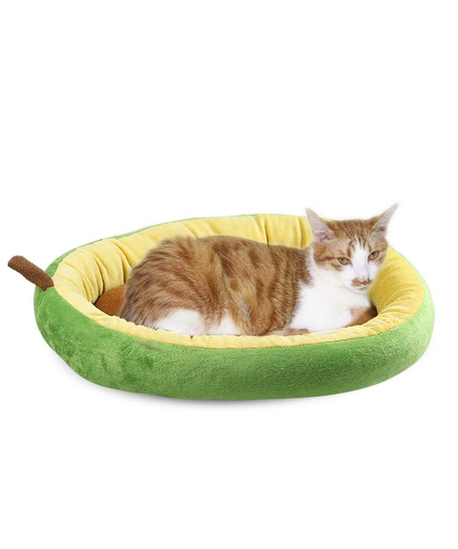 Pet Cat House for Dog Mat Warm Bed Small cats Beds Nest for Dogs Avocado Shape Sleeping Bags Comfortable Kennel Sofa-4