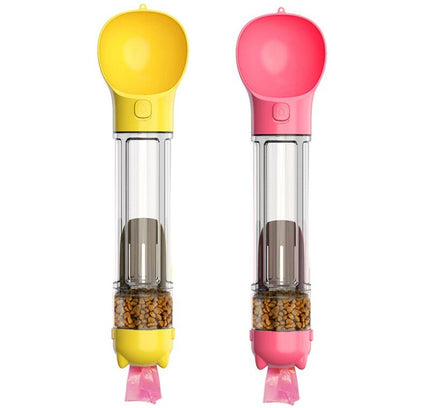 Portable Pet Dog Water Bottle Feeder Bowl Water Food Bottle Pets Outdoor Travel Drinking Dog Bowls Water Bowl for Dogs-3