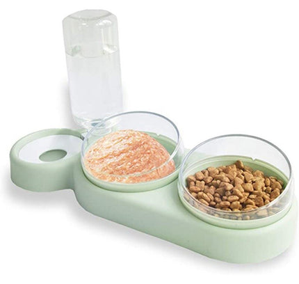 Pet Dog Cat Automatic Feeder Bowl for Dogs Drinking Water Bottle Kitten Bowls Slow Food Feeding Container Supplies-4