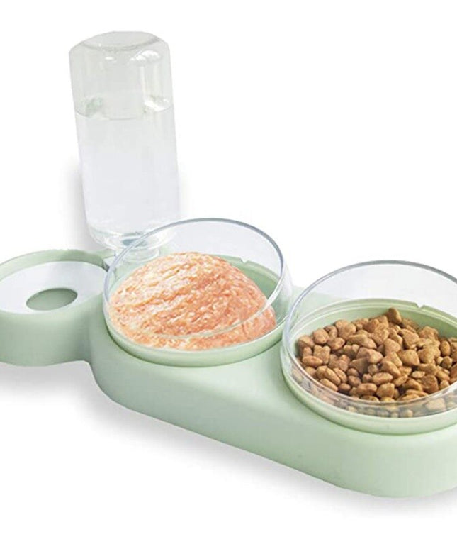 Pet Dog Cat Automatic Feeder Bowl for Dogs Drinking Water Bottle Kitten Bowls Slow Food Feeding Container Supplies-4