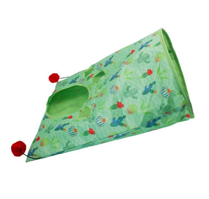 Fun Pet Cat Toys Tunnel Play Tubes Collapsible Crinkle Kitten Interactive Toys Puppy Ferrets Rabbit Play Dog Tunnel-4