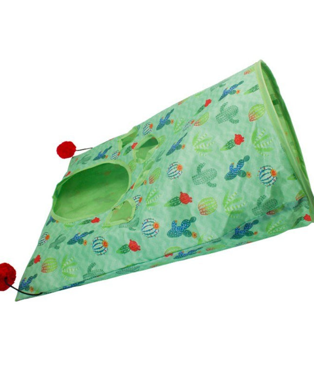 Fun Pet Cat Toys Tunnel Play Tubes Collapsible Crinkle Kitten Interactive Toys Puppy Ferrets Rabbit Play Dog Tunnel-4