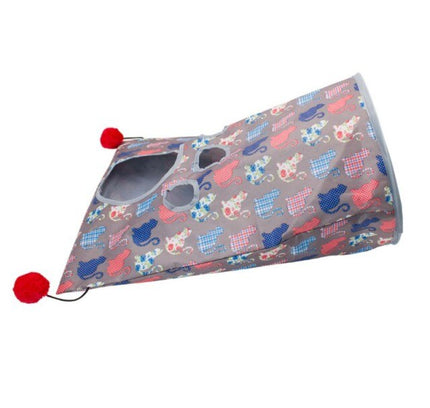 Fun Pet Cat Toys Tunnel Play Tubes Collapsible Crinkle Kitten Interactive Toys Puppy Ferrets Rabbit Play Dog Tunnel-3