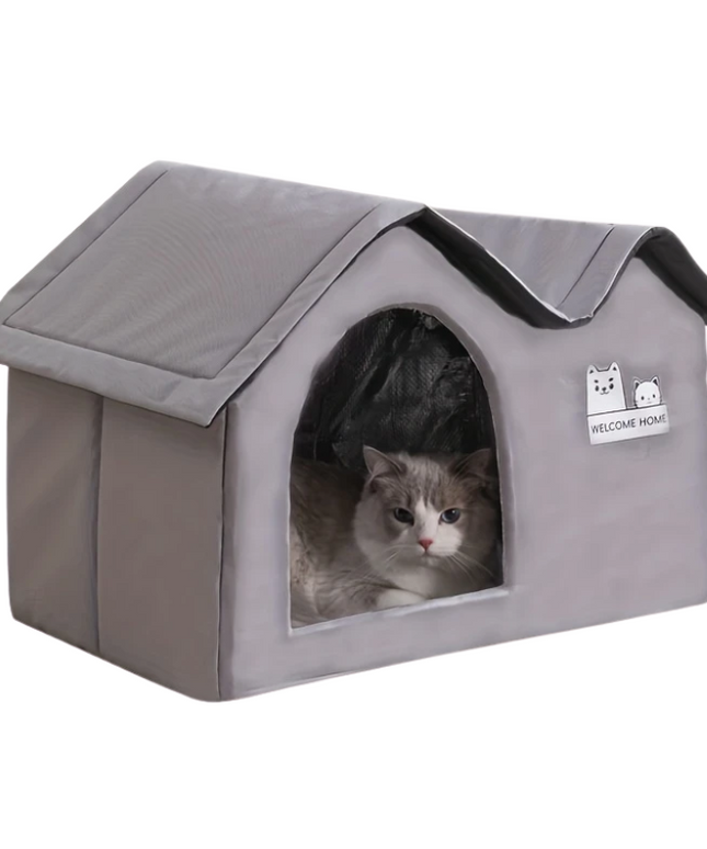 Cat Dog Bed House for All-Season Comfort Shelter