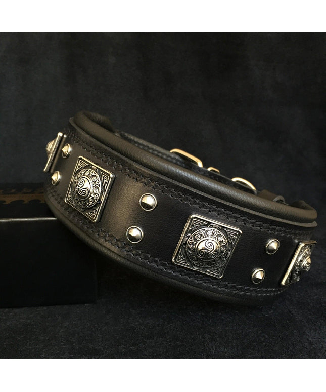 The all Black "Eros" collar 2.5 inch wide-0