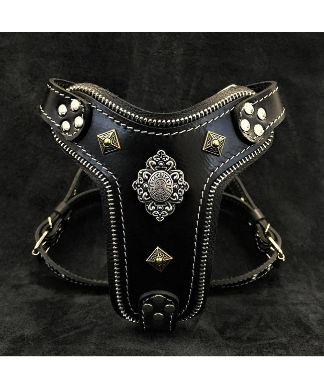 The ''Aztec'' harness Black Small to Medium Size-0