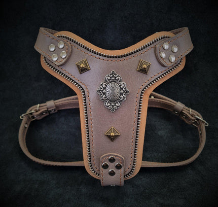 The ''Aztec'' harness Grey Small to Medium Size
