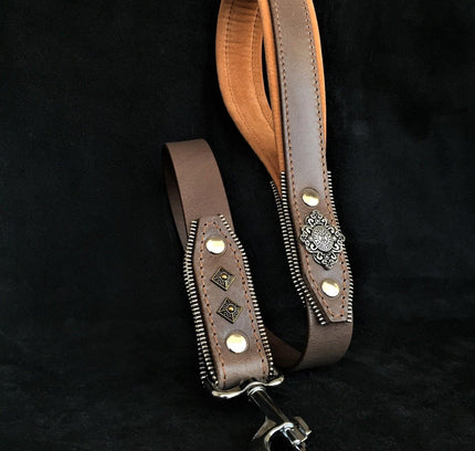 The ''Aztec'' leash GREY-0