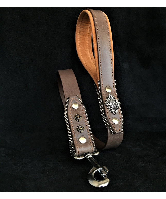 The ''Aztec'' leash GREY-0