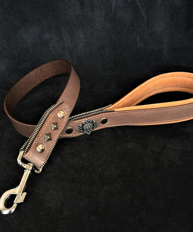 The ''Aztec'' leash GREY-1