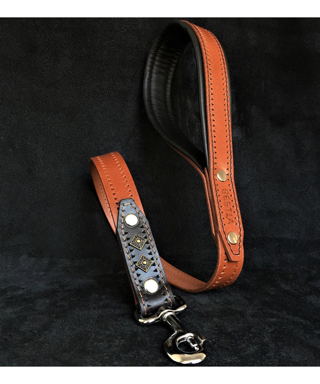 the "Balteus" brown leash-0