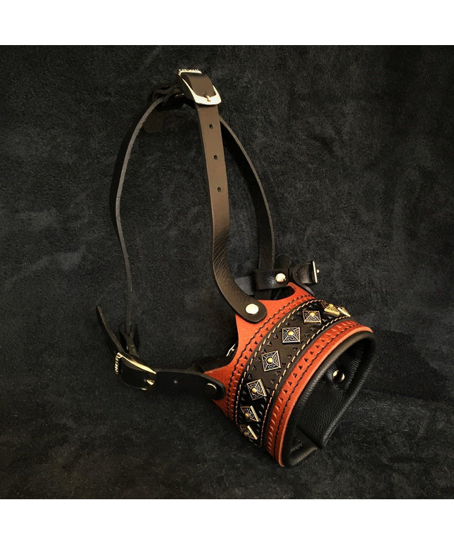 The "Balteus" leather muzzle BROWN