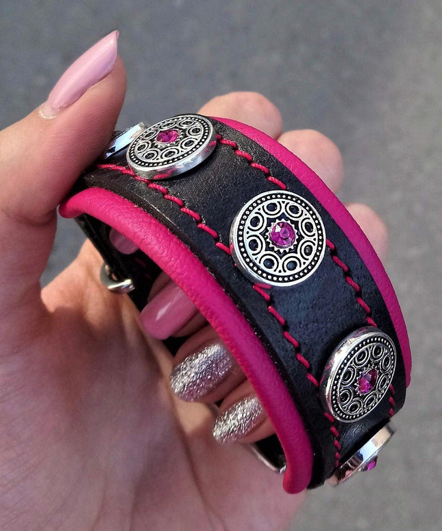 The "Bijou" handmade puppy collar-2