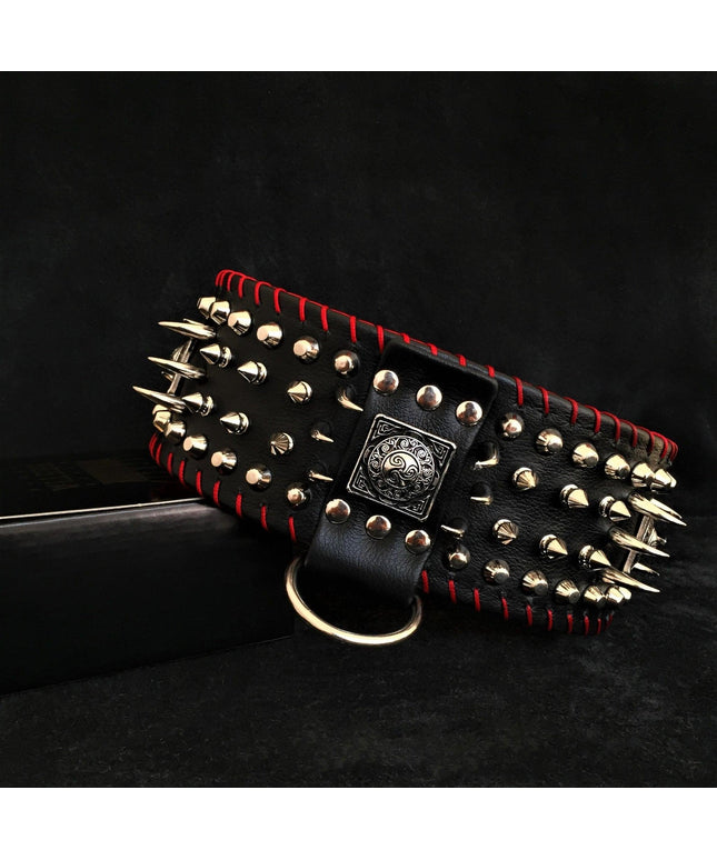 the "DAVID" hand stitched 3.15 inch wide show collar-0