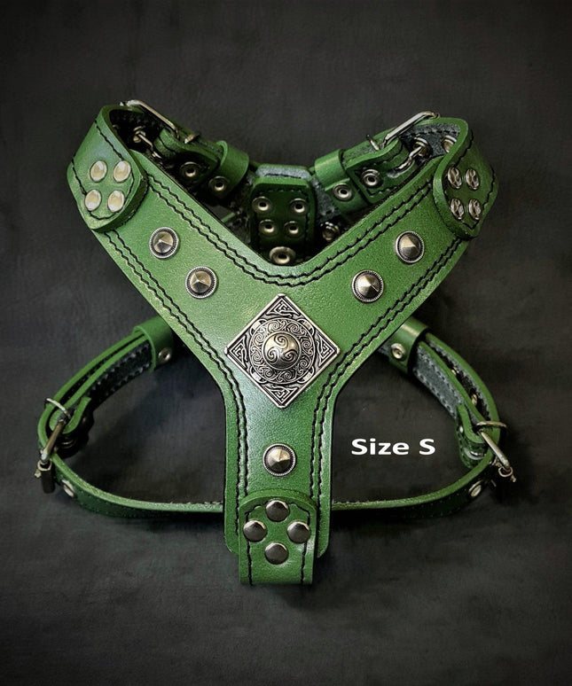 The ''Eros'' harness Green Small to Medium Size-1