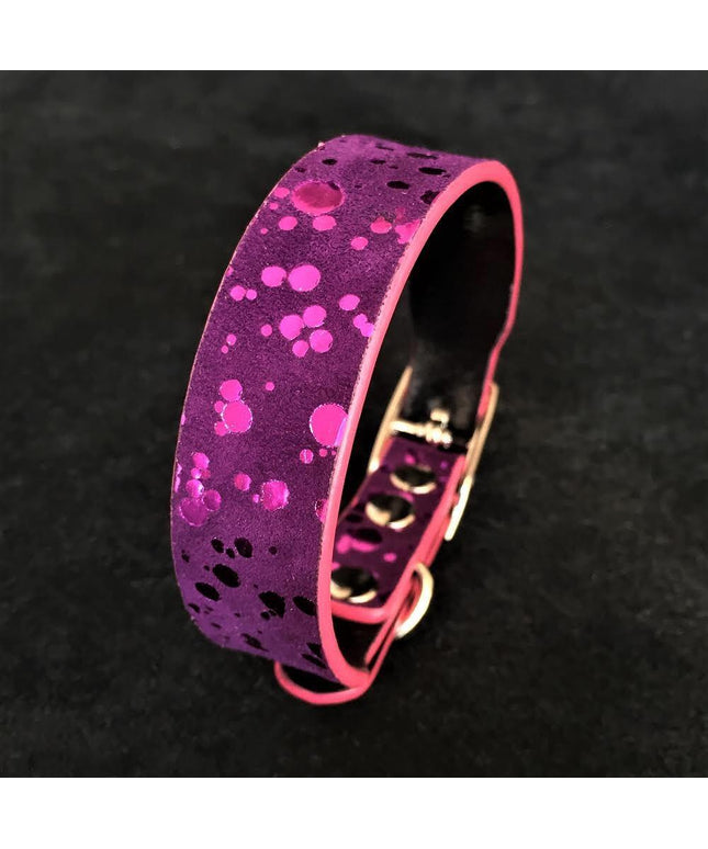 The "Viola Drops" puppy collar-0